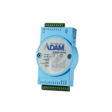 Advantech 18-Ch Isolated DI/O Module ADAM-6050-D1